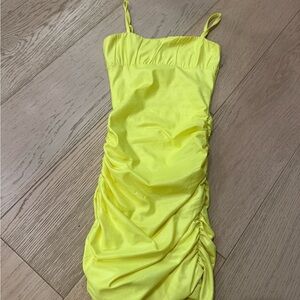 Katie J NYC Sunny Yellow Dress